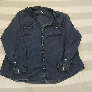 Torrid Dark Denim Shirt
